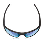 Unisex Double Edge Sunglasses // Matte Black + Tortoise Violet