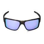 Unisex Double Edge Sunglasses // Matte Black + Tortoise Violet