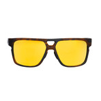 Men's Crossrange Patch Sunglasses // Matte Tortoise + Yellow