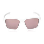 Men's Targetline Sunglasses // Matte White + Gold Pink