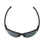 Men's Silver Edge Sunglasses // Matte Black + Gray