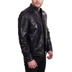 Tayler Leather Jacket // Black (Euro: 48)