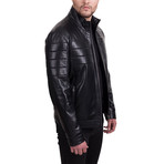 Lewis Leather Jacket // Black (Euro: 48)