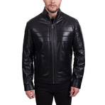 Lewis Leather Jacket // Black (Euro: 58)