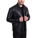 Lewis Leather Jacket // Black (Euro: 48)