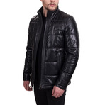 Bruce Leather Jacket // Black (Euro: 56)