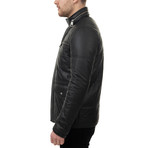 Corrin Leather Jacket // Black (Euro: 52)