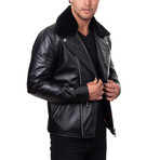 Antone Leather Jacket // Black (Euro: 56)