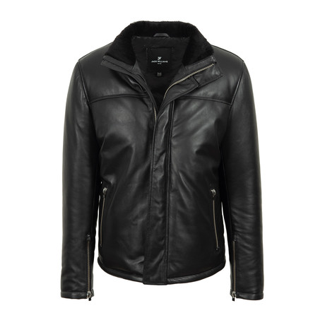 Daniel Leather Jacket // Black (Euro: 48)