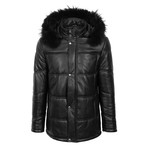 Aaron Leather Jacket // Black (Euro: 50)
