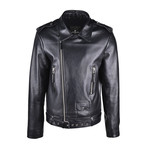 Maximus Leather Jacket // Black (Large)