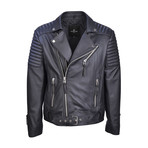 Thomas Leather Jacket // Black (Medium)