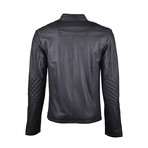 Larison Leather Jacket // Black (3XL)