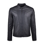 Larison Leather Jacket // Black (2XL)