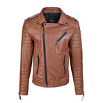 Graham Leather Jacket // Brown (L)