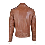 Graham Leather Jacket // Brown (XS)