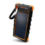 16000mAh Solar Power Bank + Flashlight