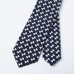 Mini Bow Tie Skinny Tie // Blue