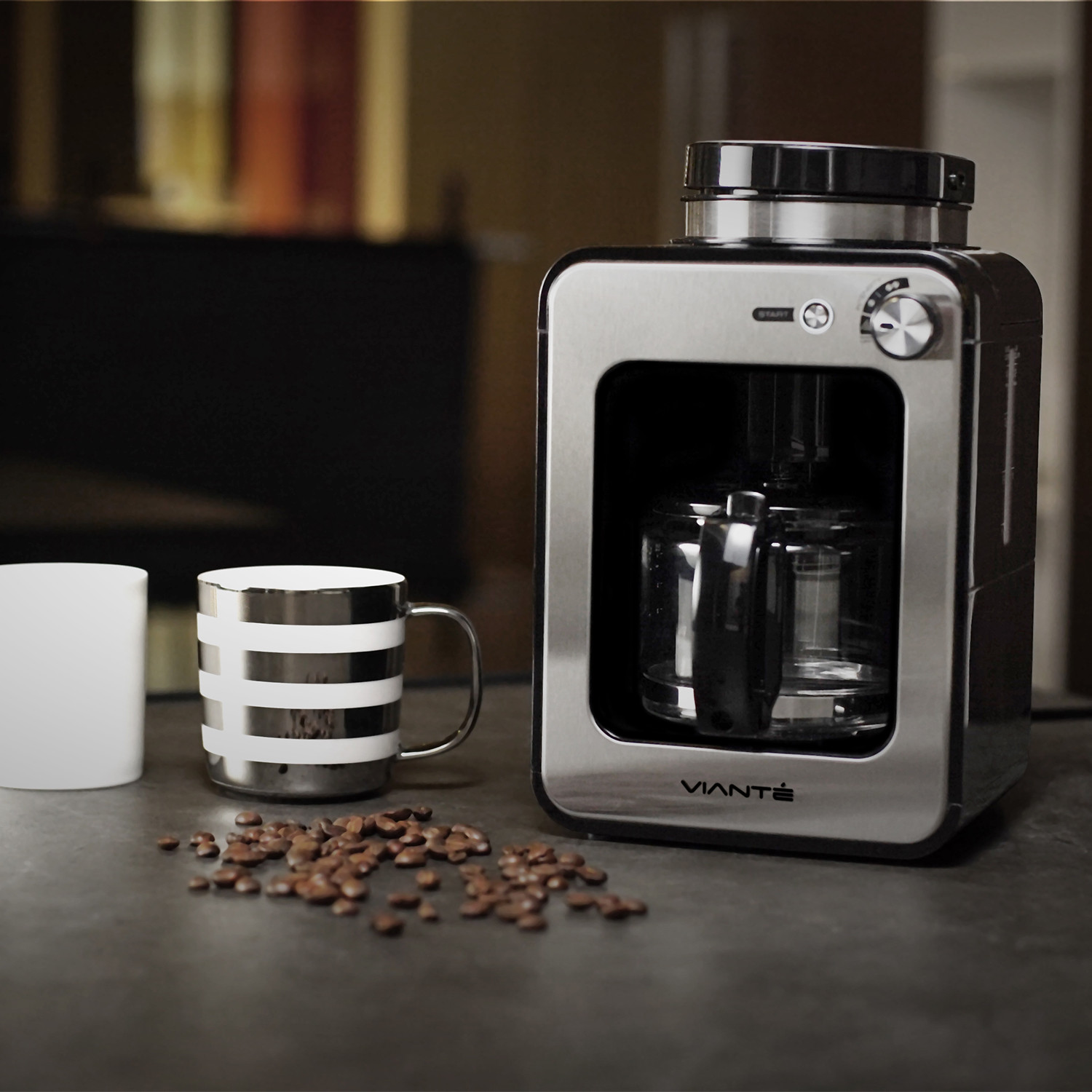 Mini Grind + Brew Coffee Maker Viante Touch of Modern