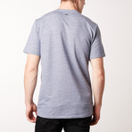 Sona French Terry Tee // Heathered Blue (XL)