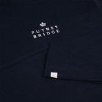 Putney Crown T-Shirt // Navy (L)