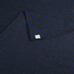 Signature T-Shirt // Navy Stripe (2XL)