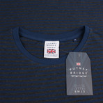 Signature T-Shirt // Navy Stripe (M)