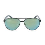 Unisex L185S Sunglasses // Green Matte