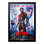 Signed + Framed Movie Poster // Ant-Man