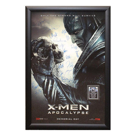 Signed + Framed Movie Poster // X-Men: Apocalypse