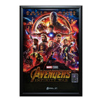 Signed + Framed Movie Poster // Avengers: Infinity War