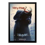 Signed + Framed Poster // The Dark Knight Why So Serious