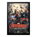 Signed + Framed Poster // Avengers Age of Ultron