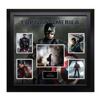 Signed + Framed Collage // Captain America