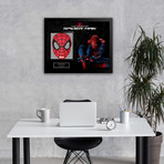 Signed + Framed Collage // Spiderman Mask // Stan Lee