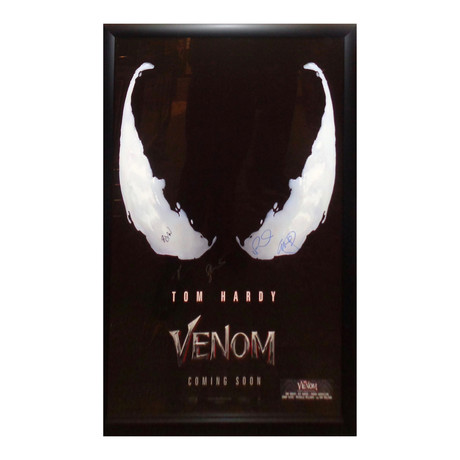Signed + Framed Movie Poster // Venom