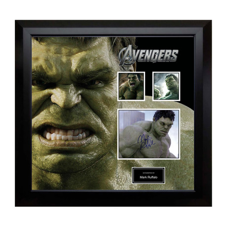 Signed + Framed Collage // The Hulk