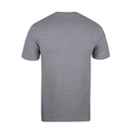 Biker V Neck T-Shirt // Gray Marl (XL)