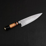Damascus Kitchen Knife // 9843