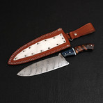 Damascus Kitchen Knife // 9844