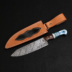 Damascus Kitchen Knife // 9854