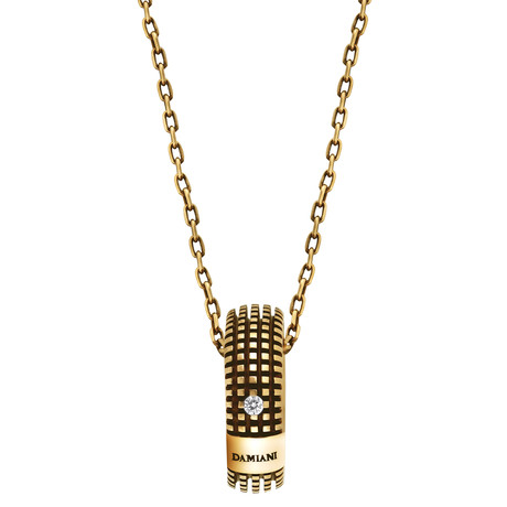 Damiani 18k Black Gold Diamond Pendant Necklace (Chain Length: 18.5")