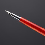 Moka Chiaroscuro Fountain Pen (Red)