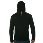 Everyday Ultra Soft Hooded Pullover // Black (XL)
