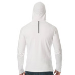 Everyday Ultra Soft Hooded Pullover // White (L)