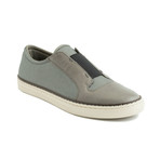 Phil Canvas Leather Slip-On Sneakers // Gray (US 7)