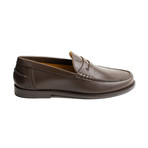 Paul Leather Loafers // Brown (UK 8)