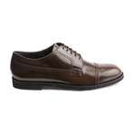 Michael Leather Brogue Derby Dress Shoes // Brown (US: 9)