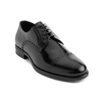 Tyler Leather Brogue Derby Dress Shoes // Black (US: 7.5)
