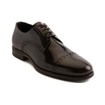Armani // Roma Leather Brogue Derby Dress Shoes // Brown (US: 7.5)